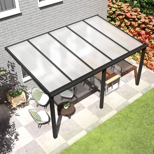 De levensduur van een aluminium overkapping met polycarbonaat dak! - All4outdoor